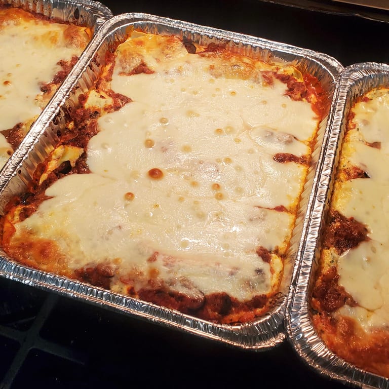 Delicious Lasagna Made Fresh