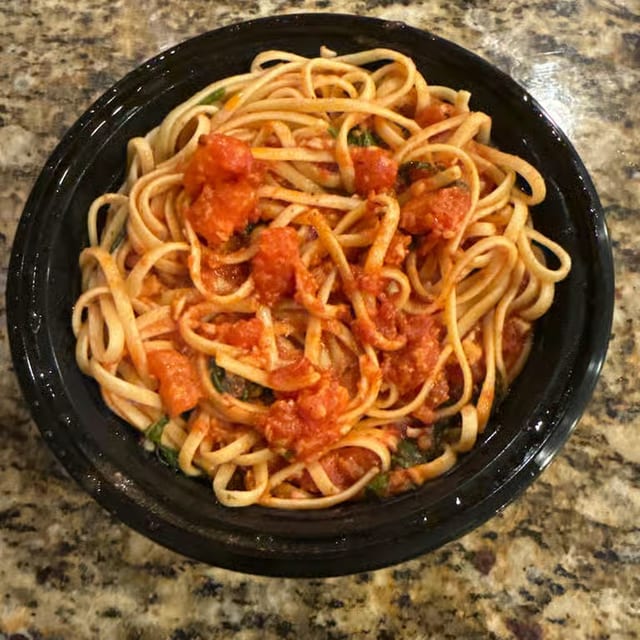 Tomato Basil Pasta.