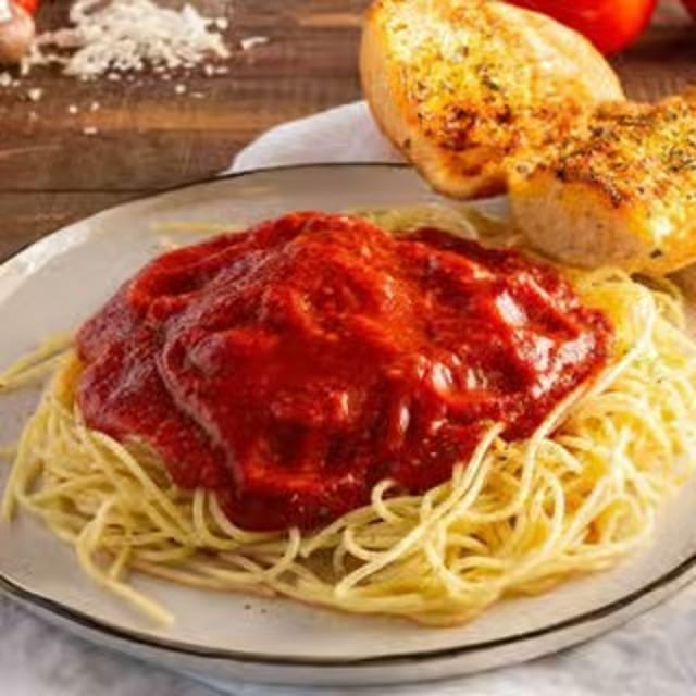 Buckets of Pasta with Marinara.