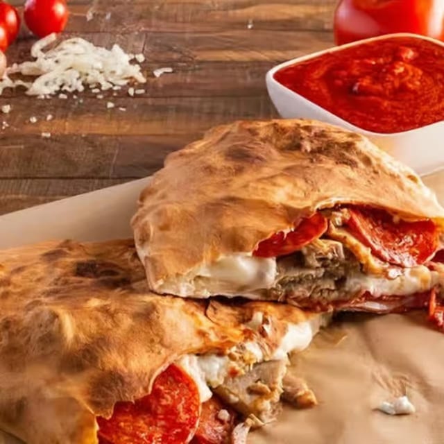 Meat Lover's Calzone.
