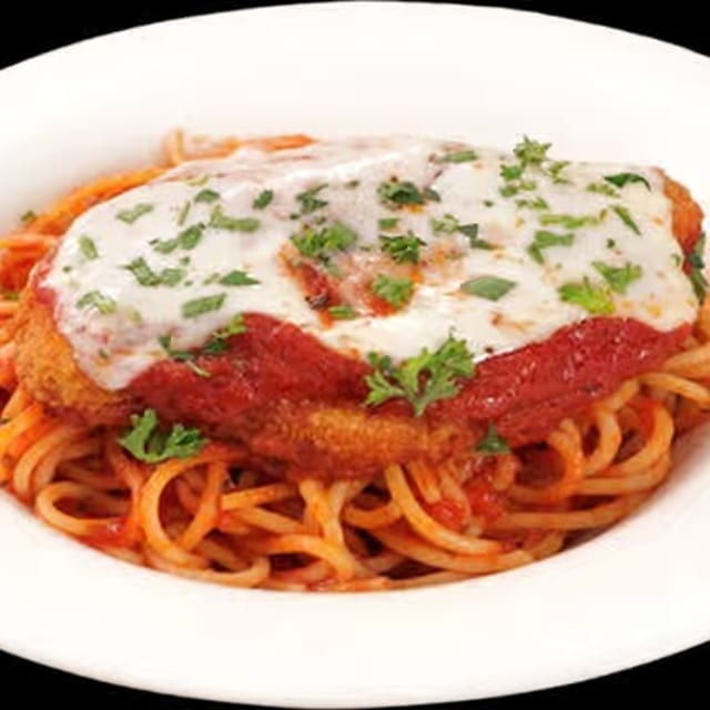 Chicken Parmigiana Pasta.