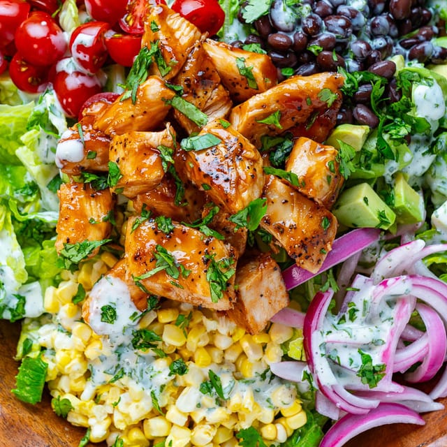 BBQ Chicken Salad.